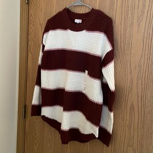 🆕 Juniors Striped Sweater